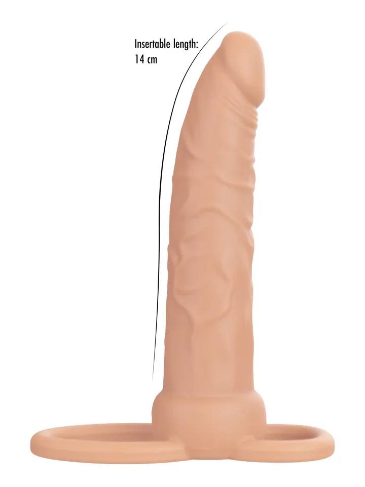 Naked Vibrating Double Trouble Silicone - Vibrējošs dildo 3 [full]