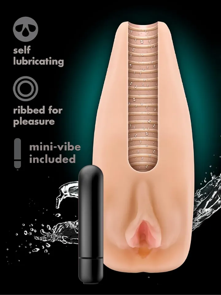Natasha Soft & Wet Vibrating Stroker - Vibrējošs maksts masturbators 1 [full]