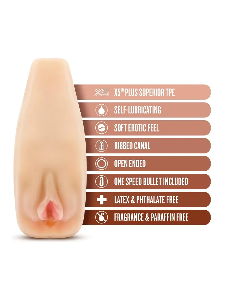 Natasha Soft & Wet Vibrating Stroker - Vibrējošs maksts masturbators 2 [full]
