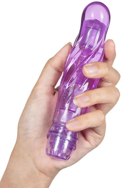 Naturally Yours Bachata Purple 16,5 cm - Vibrējošs dildo 2