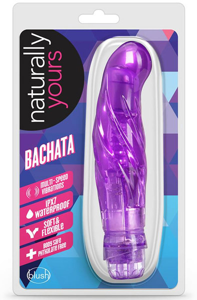 Naturally Yours Bachata Purple 16,5 cm - Vibrējošs dildo 5