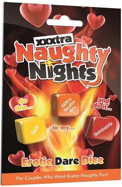 Naughty Nights Erotic Dare Dice - Kauliņu spēle 1