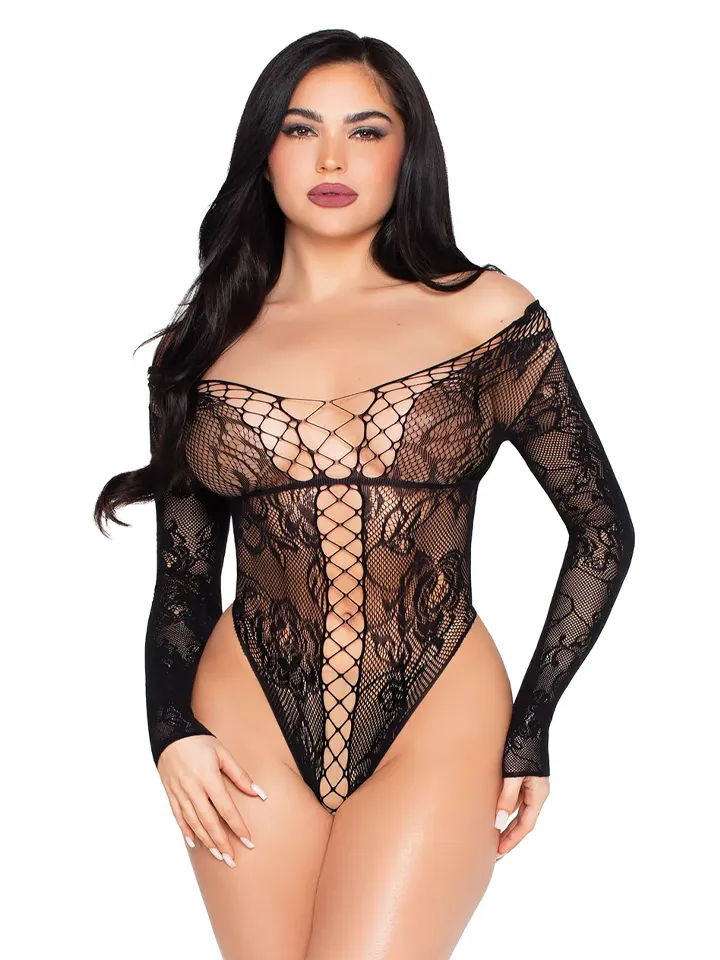 Net & Lace Teddy Black - Tedijs 3 [full]