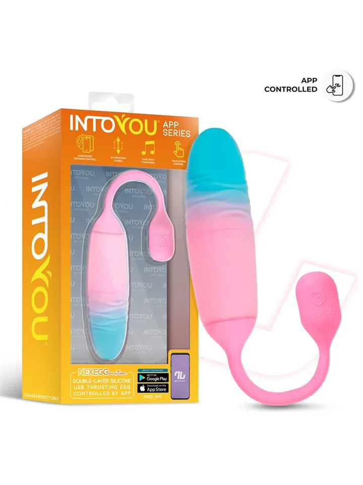 NexEgg Motion Vibrating Egg With Thrusting App - App kontrolēta vibrējoša ola 5 [full]