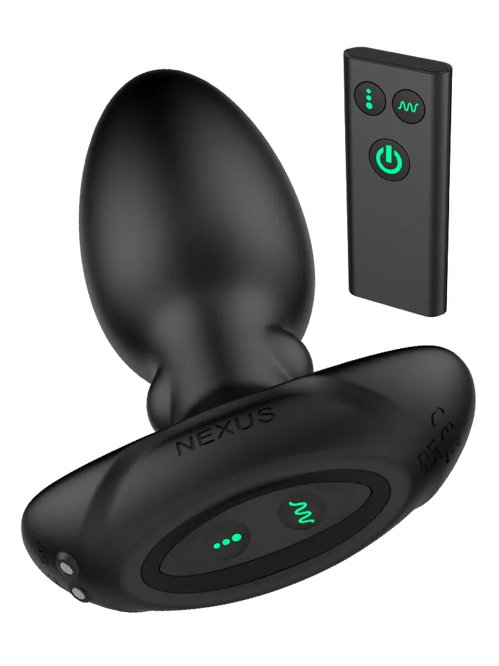 Nexus Beat Vibrating Thumping Butt Plug - Vibrējošs anālais spraudnis 1 [full]