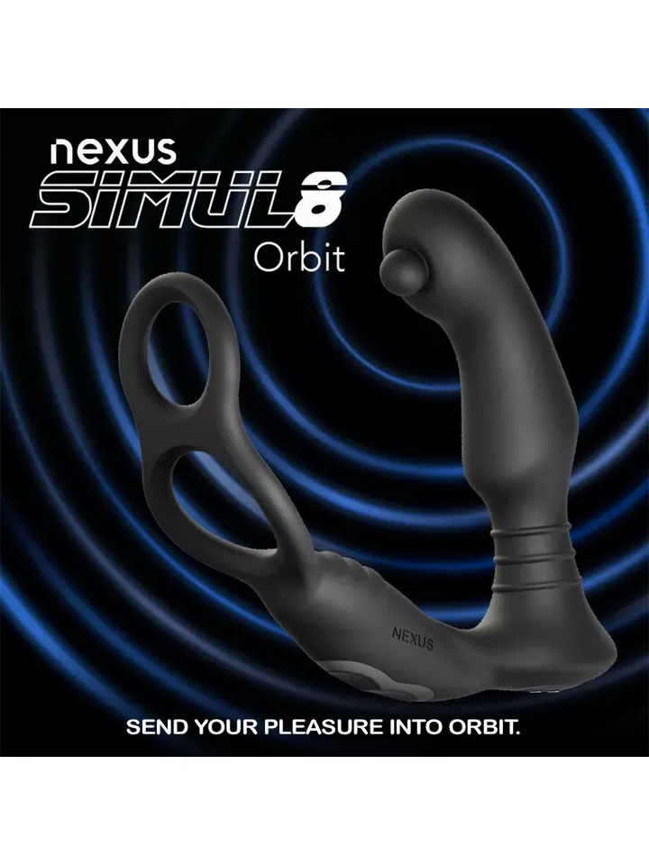 Nexus Simul8 Orbit Edition Prostate Vibrator - Prostatas vibrators ar dzimumlocekļa gredzenu 2 [full]