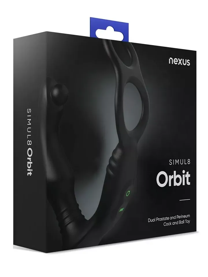 Nexus Simul8 Orbit Edition Prostate Vibrator - Prostatas vibrators ar dzimumlocekļa gredzenu 3 [full]