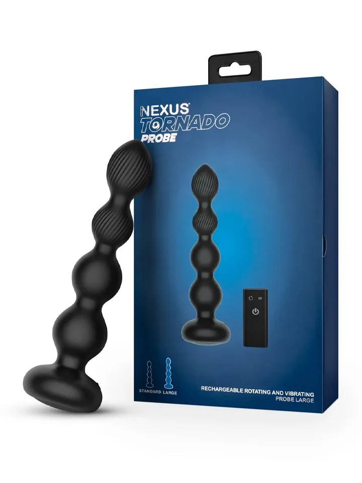 Nexus Tornado Rotating Beaded Anal Plug Large - Prostatas vibrators 2 [full]