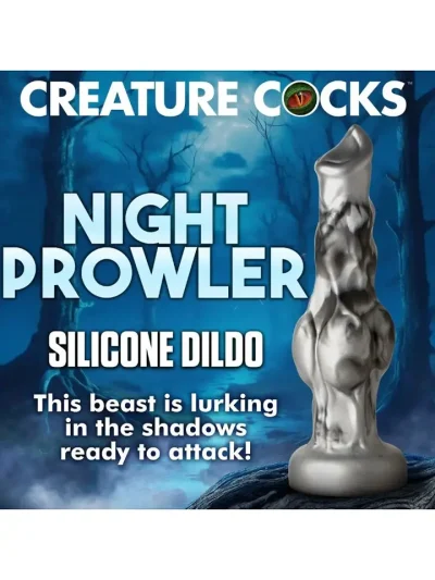 Night Prowler Silicone Dildo 21,3 cm - Dragon dildo 3