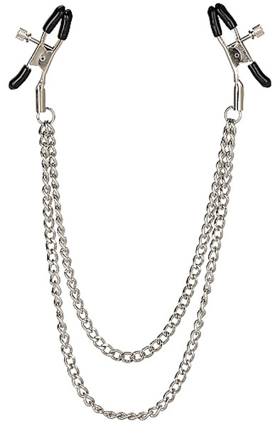 Nipple Play Tiered Nipple Clamps - Krūšu skavas ar ķēdi 1