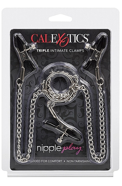 Nipple Play Triple Intimate Clamps - Krūšu un klitora skavas 3