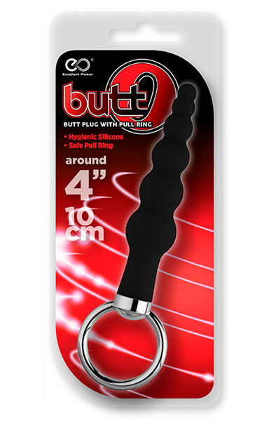 NMC Butt O 10cm Butt Plug Black - Anālais spraudnis 2