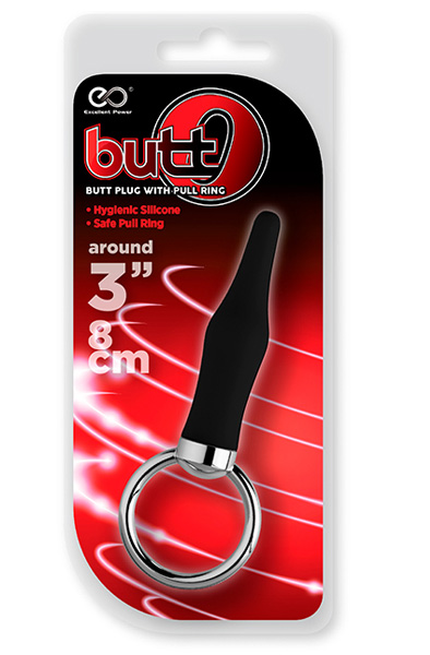 NMC Butt O 3,5cm Butt Plug Black - Anālais spraudnis 2