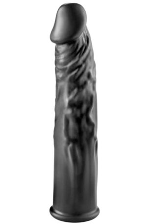 NMC Length Extender Sleeve Black 19 cm - Penisa pagarinātājs/dzimumlocekļa piedurkne 1