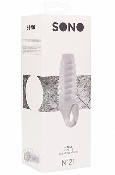 No.21 Dong Extension Transparent - Penisa pagarinātājs/dzimumlocekļa piedurkne 4