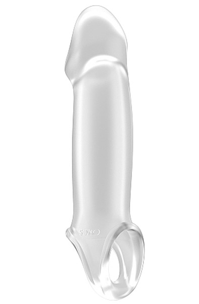 No.33 Stretchy Penis Extension Translucent - Penisa pagarinātājs/dzimumlocekļa piedurkne 1