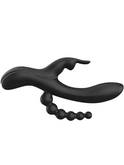 Noir Euphoria Liquid Silicone Triple Pleasure - Trušu vibrators 5