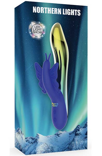 Northern Lights LED Light Effect Rabbit - Trušu vibrators 4