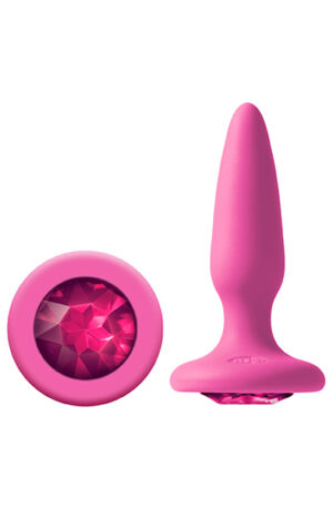 NS Novelties Glams Mini Rainbow Gem Pink - Anālais spraudnis 1