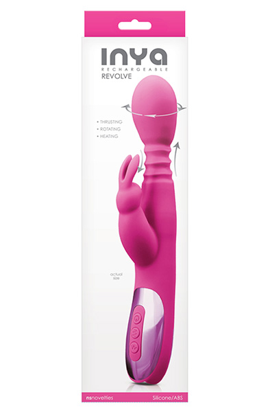 NS Novelties Inya Revolve Pink - Trušu vibrators 2