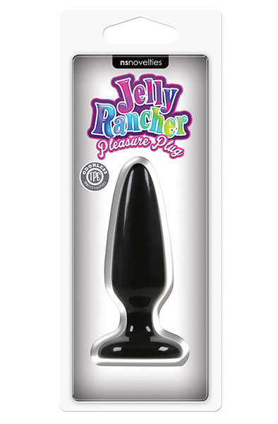 NS Novelties Jelly Rancher Pleasure Plug Small Black - Anālais spraudnis 2