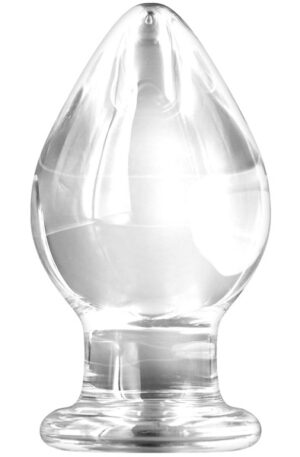 NS Novelties Knight Glass Buttplug 13 cm - Stikla anālais spraudnis 1