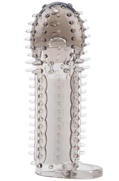 Nubby Grey Sleeve 14,5 cm - Penisa piedurkne 1