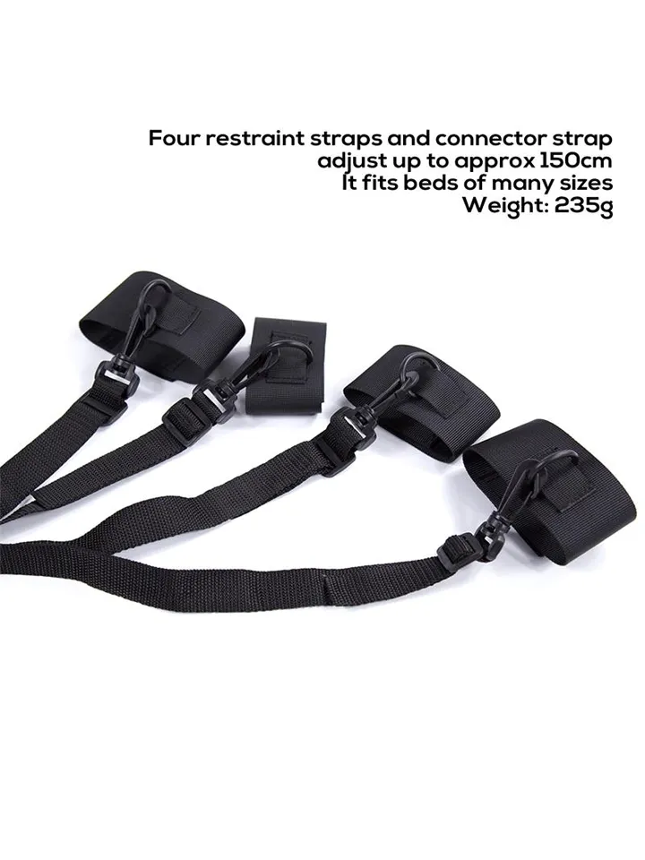 Nylon Velcro Bed Restraints With Plastic Hook - Plaukstas un potītes aproces 2 [full]