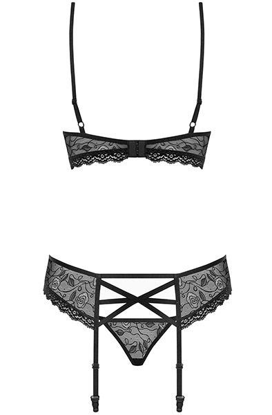 Obsessive 818-SEG-1 Set 3-pcs - Seksīga apakšveļa 5