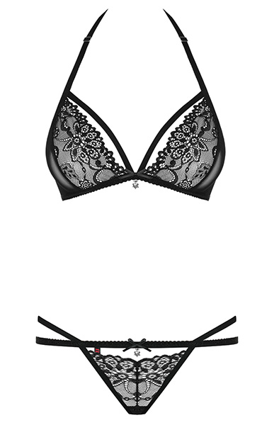 Obsessive 838-SET 2 pcs Set Black - Seksīga apakšveļa 3