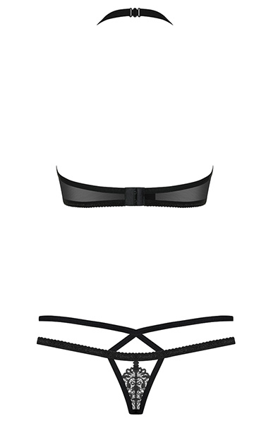 Obsessive 838-SET 2 pcs Set Black - Seksīga apakšveļa 4
