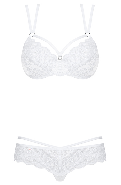 Obsessive 860-SET-2 2 pcs Set White - Seksīga apakšveļa 4