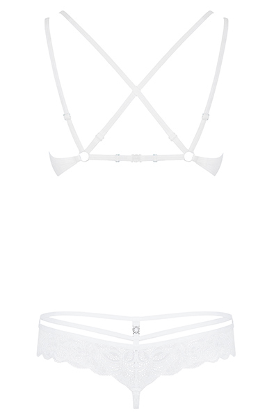 Obsessive 860-SET-2 2 pcs Set White - Seksīga apakšveļa 5
