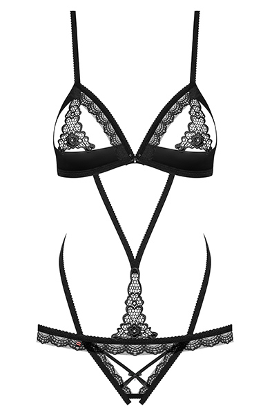 Obsessive 865-TED-1 Teddy Black - Seksīga apakšveļa 3