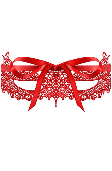 Obsessive A701 Mask Red - BDSM maska 3