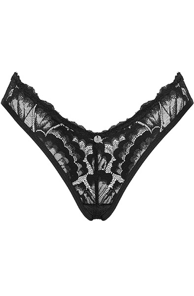 Obsessive Alessya Panties Black - Mežģīņu apakšbiksītes 3