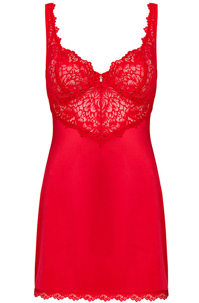 Obsessive Amor Cherris Chemise & Thong Red - Seksīga apakšveļa 3