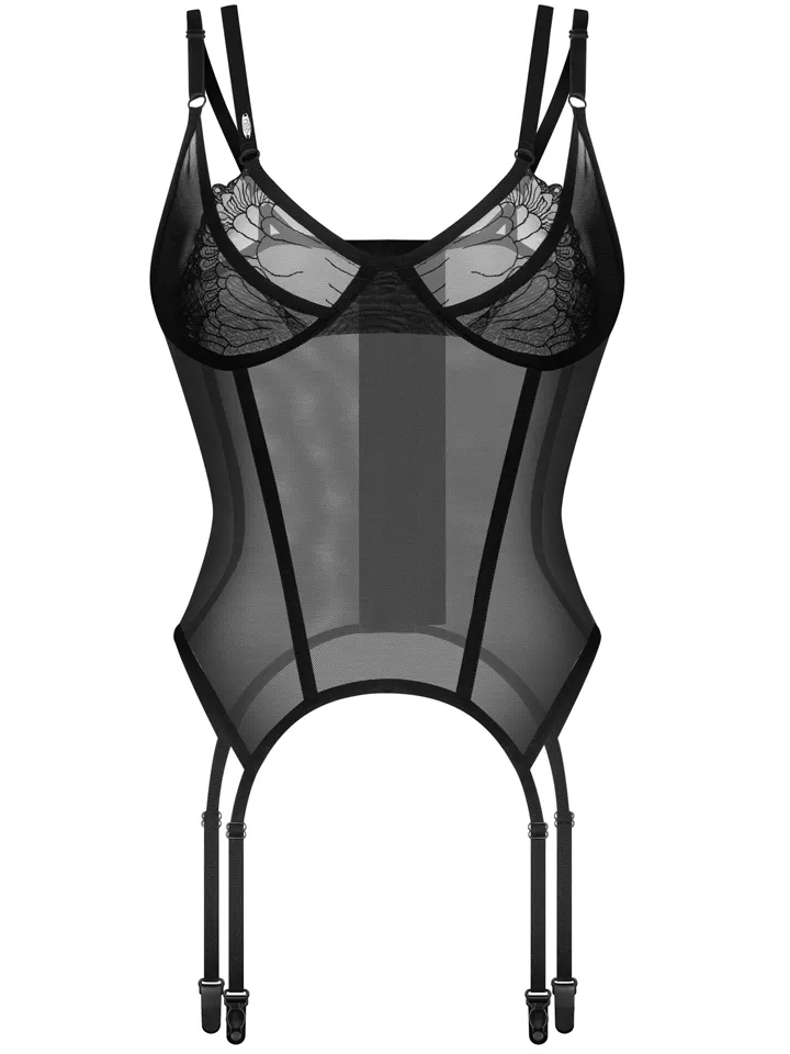 Obsessive Arrowel Corset Black - Korsete 3