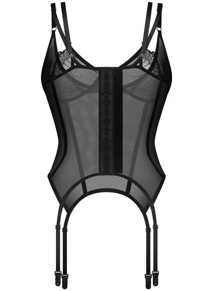 Obsessive Arrowel Corset Black - Korsete 4