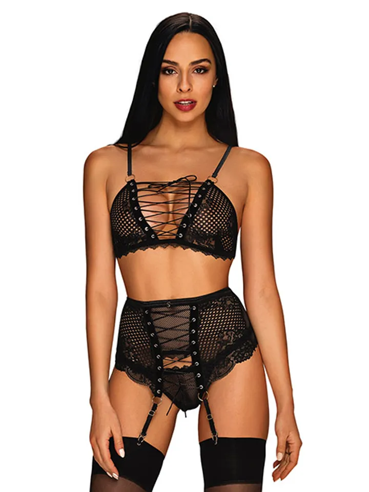 Obsessive Basitta 3-pcs Set - Seksīga apakšveļa 1 [full]