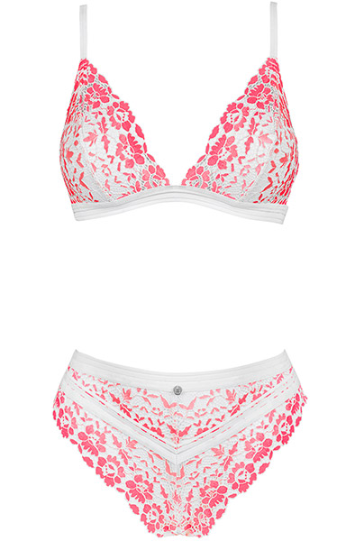 Obsessive Bloomys 2-pcs Set - Seksīga apakšveļa 3