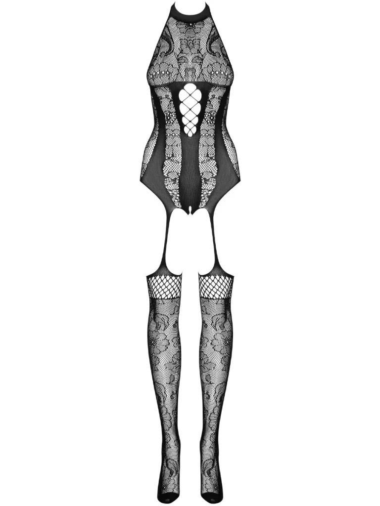Obsessive Bodystocking F240 - Ķermeņa Veļas un Rotaļu Tērpi 3