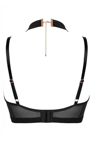 Obsessive Brasica Bra Black - Krūštura un krūštura komplekts 4
