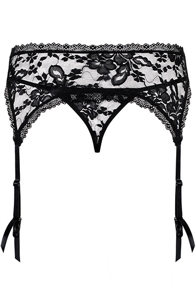 Obsessive Catia Garter Belt & Thong - Zeķes jostas turētājs 5