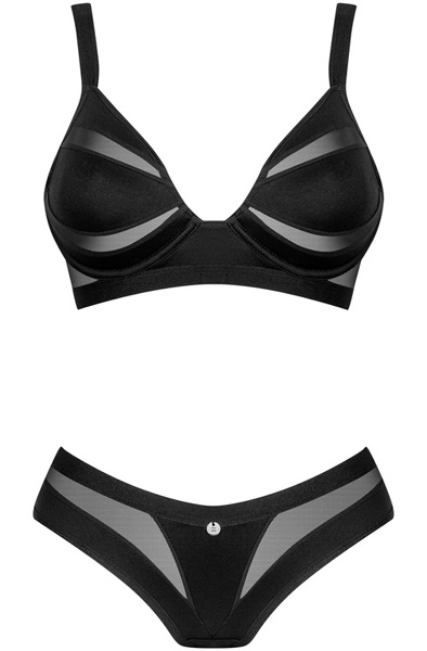 Obsessive Chic Amoria 2-pcs Set - Krūštura un krūštura komplekts 3