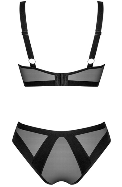 Obsessive Chic Amoria 2-pcs Set - Krūštura un krūštura komplekts 4