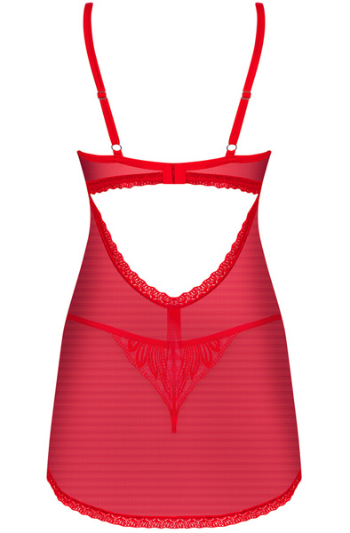 Obsessive Chilisa Babydoll & Thong - Babydoll apakšveļa 4