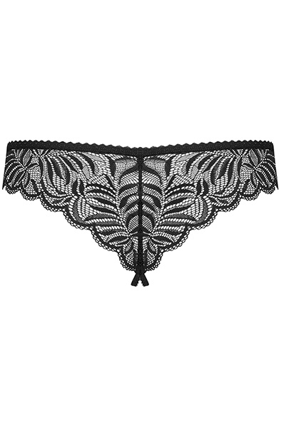 Obsessive Contica Crotchless Thong - Biksītes bez kājstarpēm 5