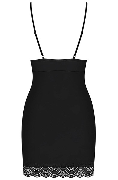 Obsessive Diyosa Chemise Black - Seksīga apakšveļa 4