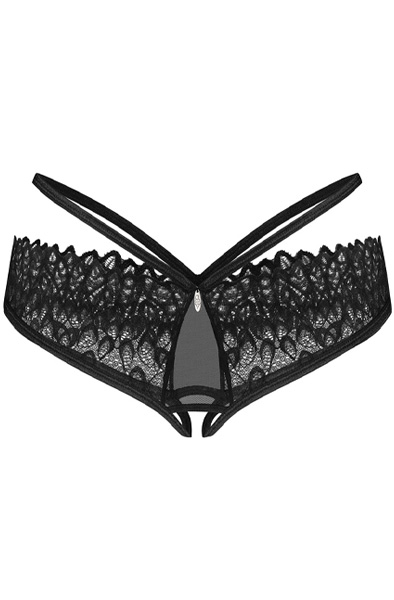 Obsessive Donarella Crotchless Panties - Biksītes ar atvērtu kājstarpi 4